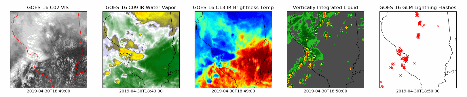 An animation of an example storm event from SEVIR